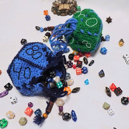 RPG D10 Dice Bag or Shoulder Bag Crochet Pattern By Jessie At Home