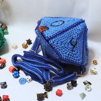RPG D10 Dice Bag or Shoulder Bag Crochet Pattern By Jessie At Home