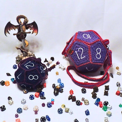 Bag of Holding: RPG Dice-Shaped Bags Crochet Pattern Set By Jessie At Home