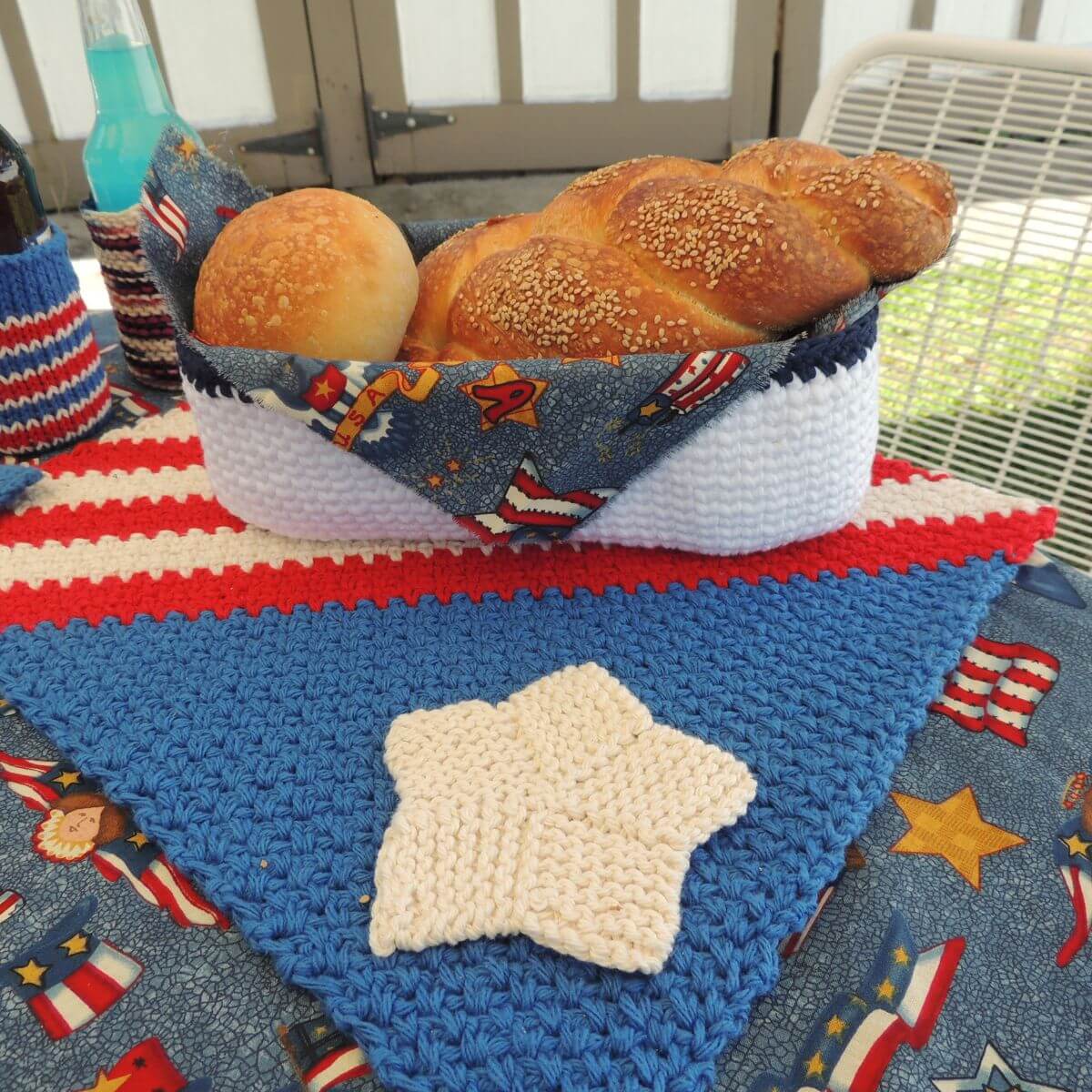 Stacking Bread Baskets Crochet Pattern by Jessie At Home
