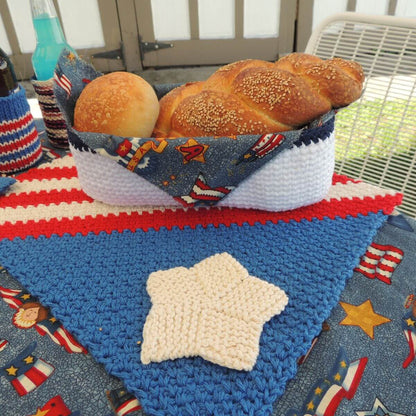 Stacking Bread Baskets Crochet Pattern by Jessie At Home