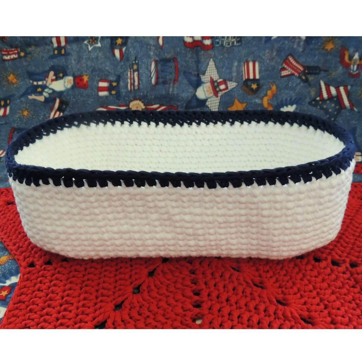 Stacking Bread Baskets Crochet Pattern by Jessie At Home