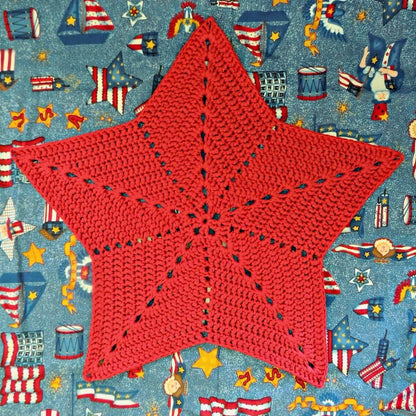 Star Trivet or Centerpiece Crochet Pattern by Jessie At Home