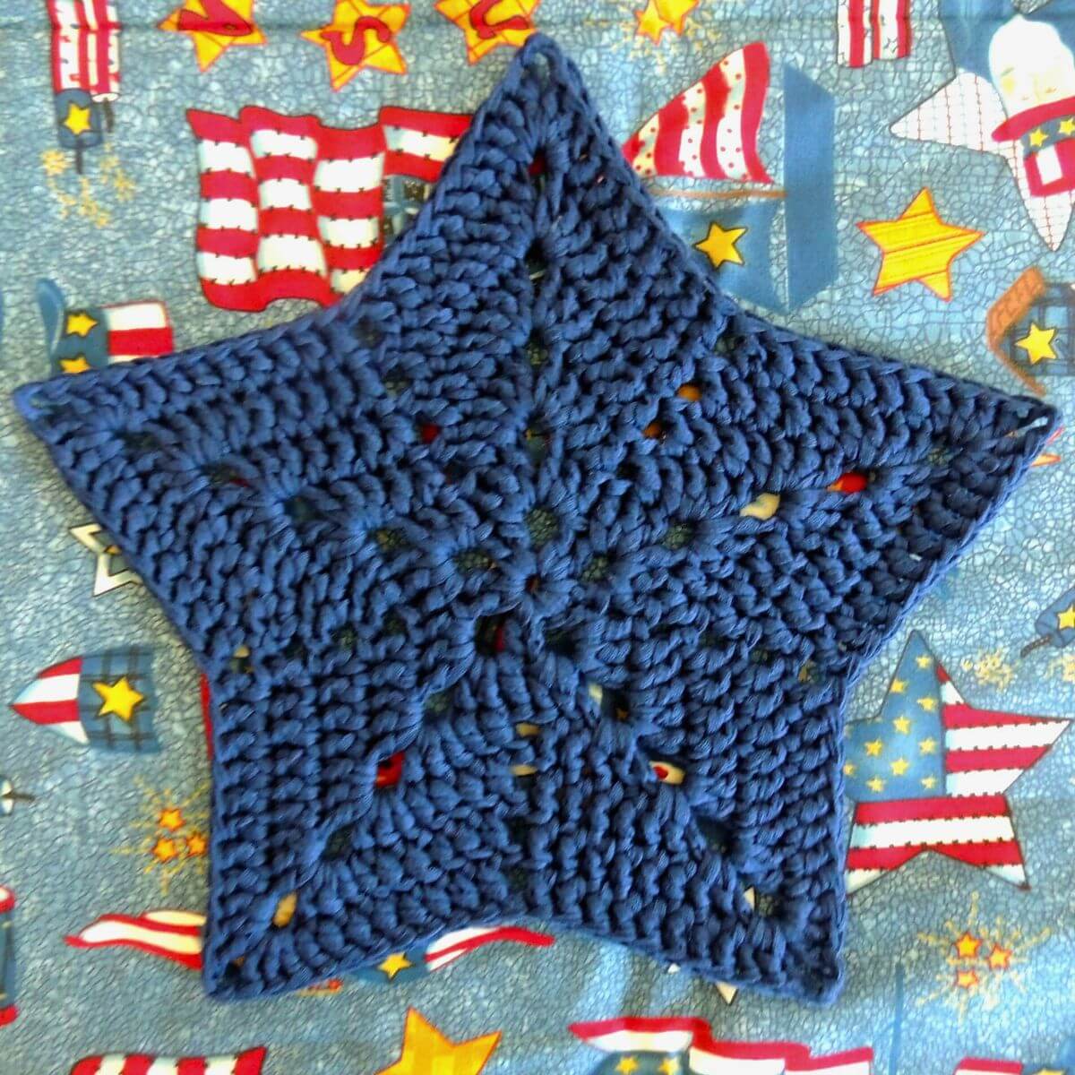 Star Trivet or Centerpiece Crochet Pattern by Jessie At Home