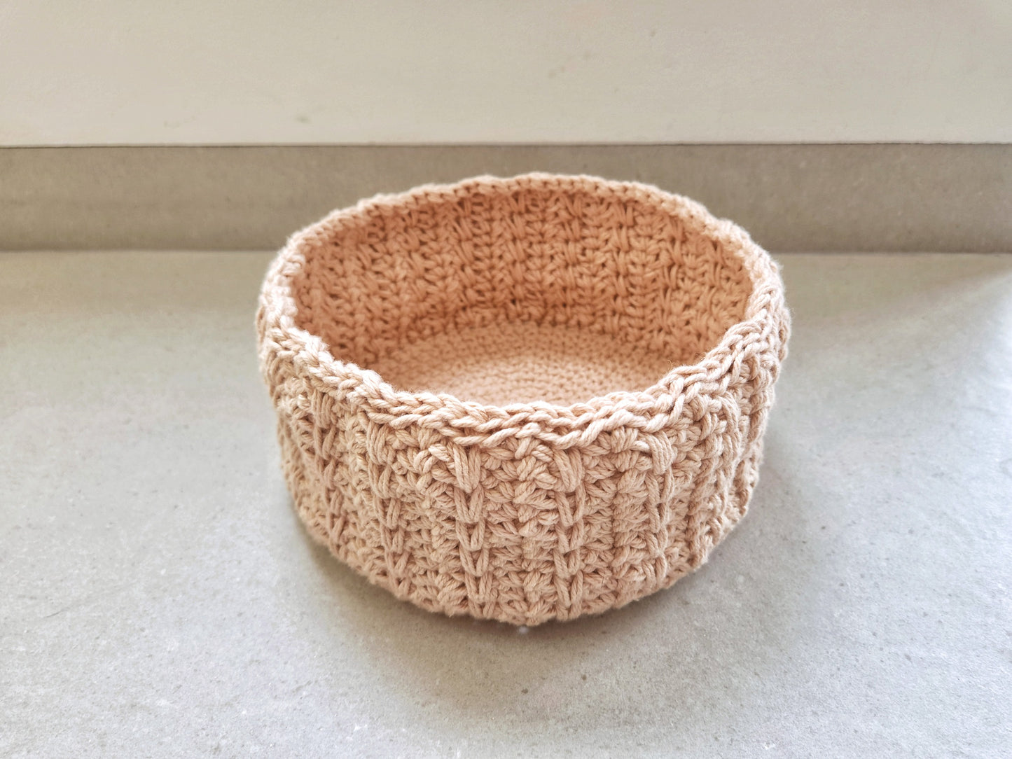 Lobelia Nesting Basket Crochet Pattern by Agat Rottman
