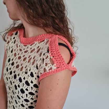 Summer Fun Top Crochet Pattern by Sandra Stitches