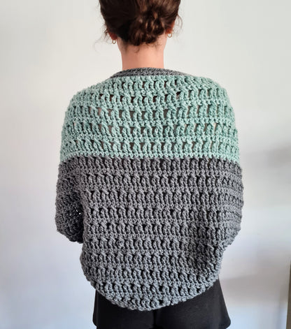 Hugs Shrug Crochet Pattern by Sandra Regev