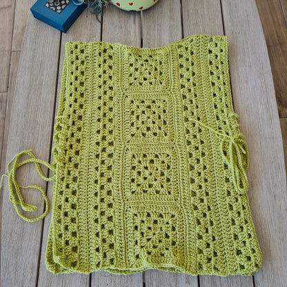 Granny Chic Vest Crochet Pattern by Sandra Regev