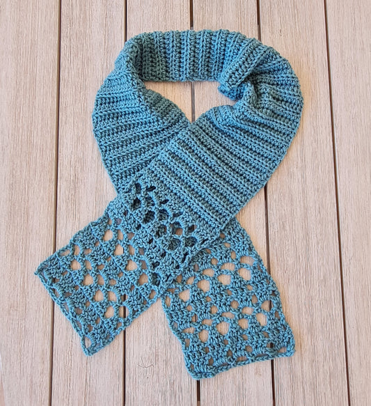 Serenity Scarf Crochet Pattern by Sandra Regev