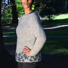 Load image into Gallery viewer, Autumn Bloom Sweater Crochet Pattern PDF by Zara Powter

