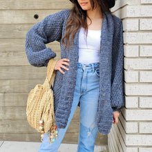 Load image into Gallery viewer, Bishop Cardigan Crochet Pattern PDF by Leanna Haughian

