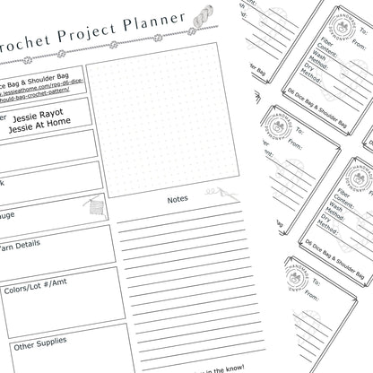 RPG D6 Dice Bag or Shoulder Bag Crochet Pattern By Jessie At Home