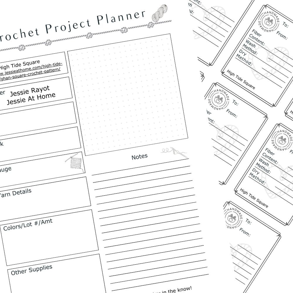 High Tide Square Crochet Pattern by Jessie At Home