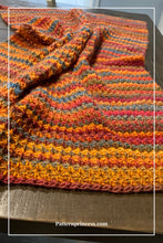 Load image into Gallery viewer, Modern Colorful Baby Blanket Crochet Pattern PDF by Victoria Pietz
