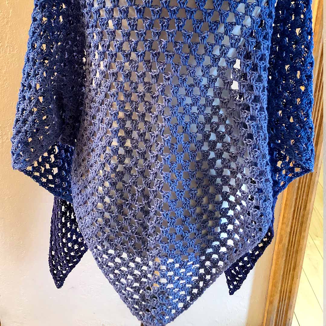 Heartland Crochet Triangle Shawl Crochet Pattern by Pattern Princess