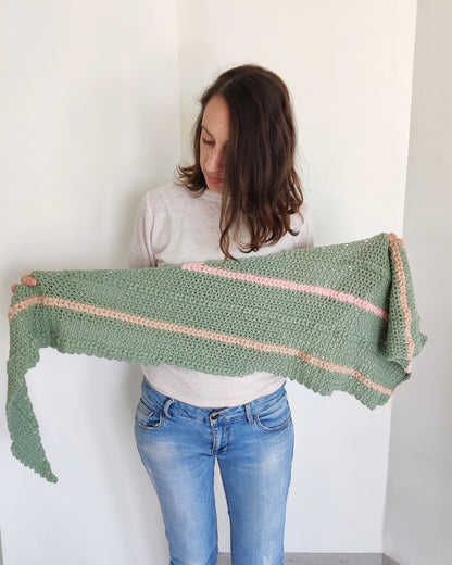 Sashay Asymmetrical Shawl by Agat Rottman