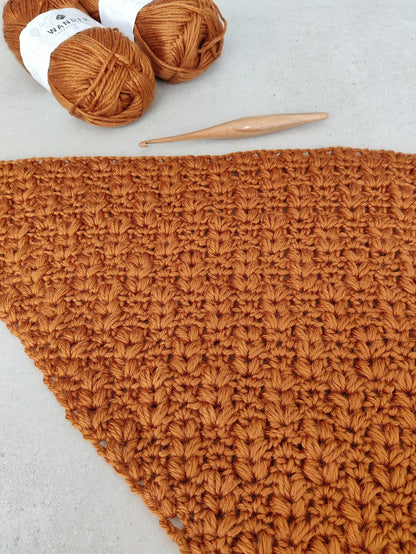 Waves of Grain C2C Blanket Crochet Pattern by Agat Rottman