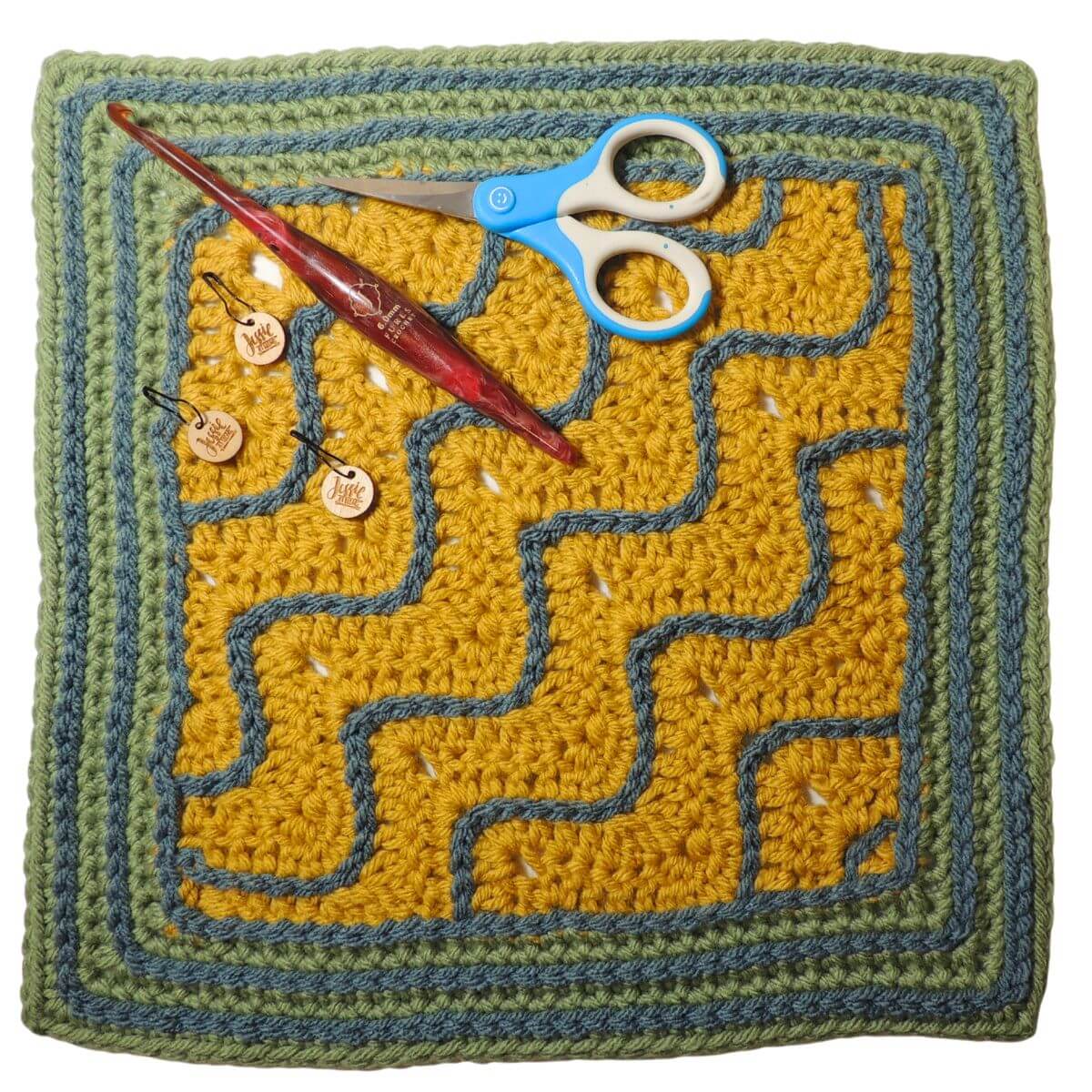 High Tide Square Crochet Pattern by Jessie At Home