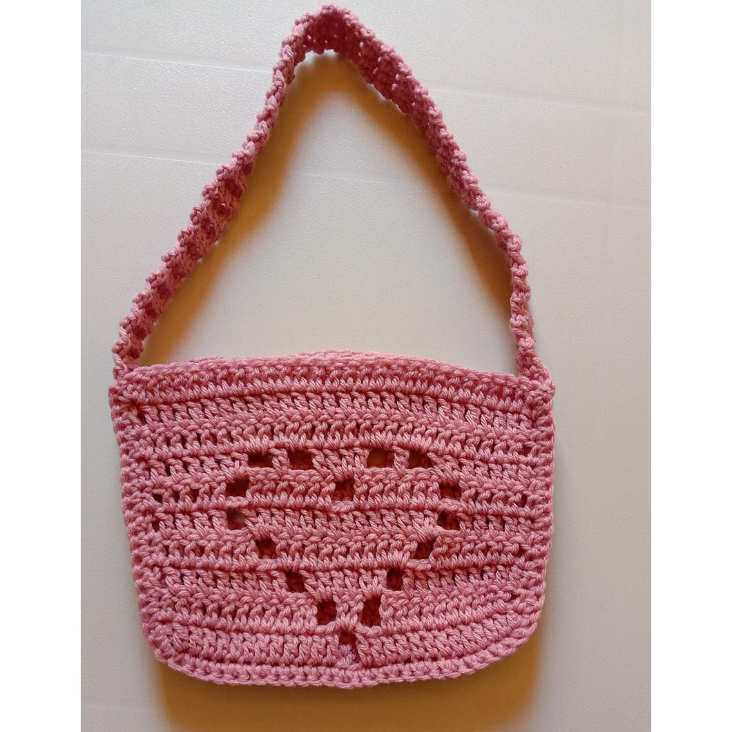 Crochet Heart Shoulder Bag Crochet PDF Pattern by Helena Mathias