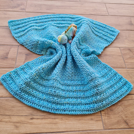 Happy Cuddles Baby Blanket Crochet Pattern by Sandra Regev