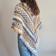 Load image into Gallery viewer, Nordic Trails Shawl Crochet Pattern PDF by Sandra Regev

