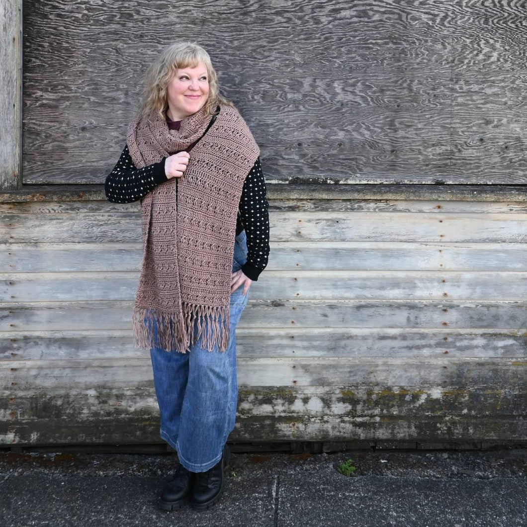 Salve Scarf Crochet Pattern PDF by Crystal Marin
