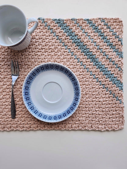 Seashore Bliss Placemat Crochet Pattern by Agat Rottman