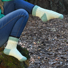 Load image into Gallery viewer, Shannon River Slipper Socks PDF Crochet Pattern by Ciara Doyle
