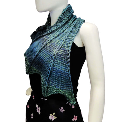 Dragon Wing Cowl Knit Pattern PDF by Jessie At Home