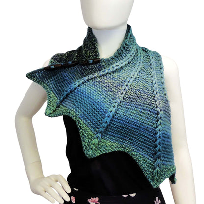 Dragon Wing Cowl Knit Pattern PDF by Jessie At Home