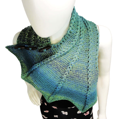 Dragon Wing Cowl Knit Pattern PDF by Jessie At Home