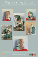 Load image into Gallery viewer, Easy Crochet Snood Infinity Scarf Crochet Pattern PDF by Victoria Pietz
