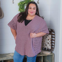 Load image into Gallery viewer, Arbor Tunic PDF Crochet Pattern by Crystal Bucholz
