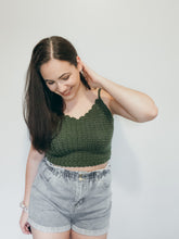 Load image into Gallery viewer, Eucalyptus Crop Top Crochet PDF Pattern by Michelle Prester
