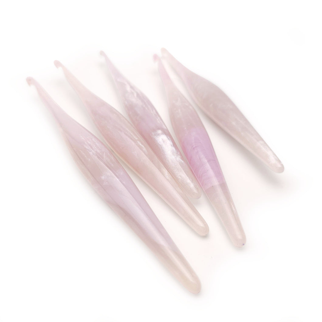 Lilac Streamline Resin Crochet Hook Collection