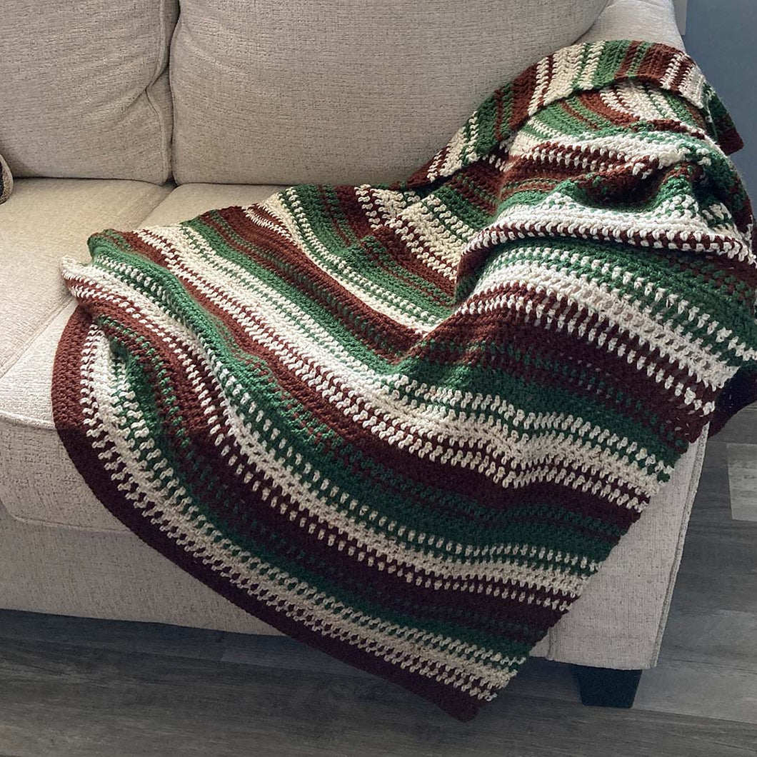 Simple Inspiring Blanket Crochet PDF Pattern by Pattern Princess