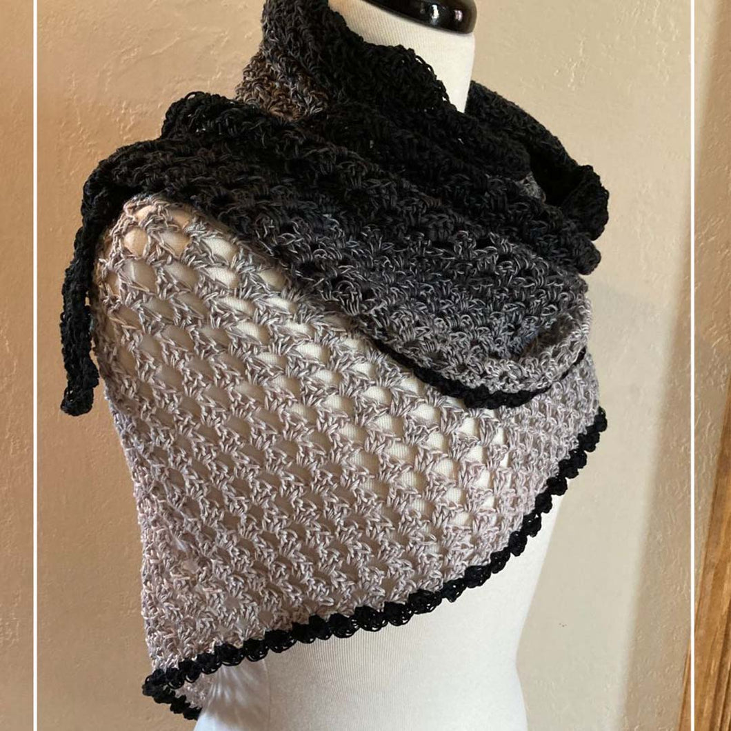 Stunning Easy Shawl Crochet PDF Pattern by Pattern Princess