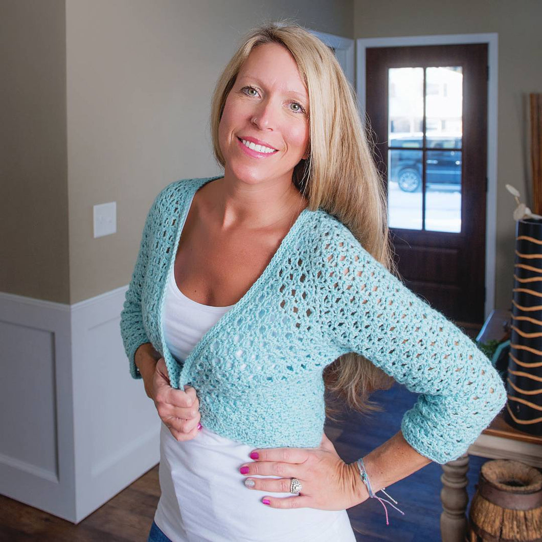 Moonflower Bolero PDF Crochet Pattern by Michelle Muskett