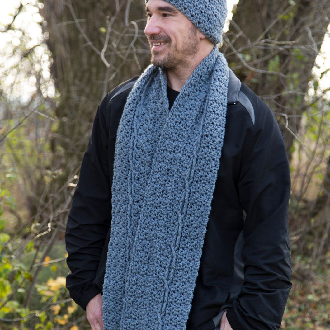 Twisted Valley Scarf Crochet PDF Pattern by Lorene Eppolite