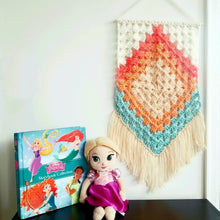Load image into Gallery viewer, Boho Wall Hanging - Seascape Crochet PDF Pattern by Valerie Rodrigues
