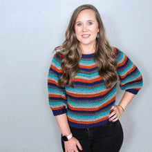 Load image into Gallery viewer, Vinnie Sweater Crochet PDF Pattern by Michelle Ferguson

