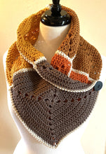 Load image into Gallery viewer, Colorful Button Cowl PDF Crochet Pattern by Victoria Pietz
