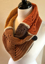 Load image into Gallery viewer, Colorful Button Cowl PDF Crochet Pattern by Victoria Pietz
