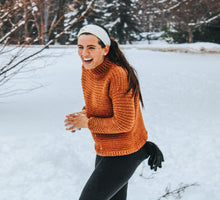 Load image into Gallery viewer, Snow Day Sweater Crochet PDF Pattern by Jessica Brandt Herr
