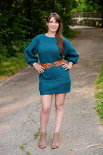 Load image into Gallery viewer, Amarillo Bobble Sleeve Dress Crochet PDF Pattern by Michelle Moore
