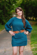 Load image into Gallery viewer, Amarillo Bobble Sleeve Dress Crochet PDF Pattern by Michelle Moore
