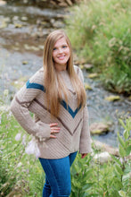 Load image into Gallery viewer, Cansiglio Dolman Sweater Crochet PDF Pattern by Rebekah Haas

