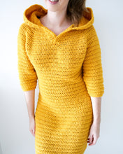 Load image into Gallery viewer, Autumn Bee Dress Crochet PDF Pattern by Emilia Johansson
