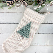 Load image into Gallery viewer, Bobble Christmas Tree Stocking Crochet PDF Pattern by Nikki McMahon
