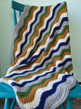 Load image into Gallery viewer, Boreal Throw PDF Crochet Pattern by Julie Desjardins
